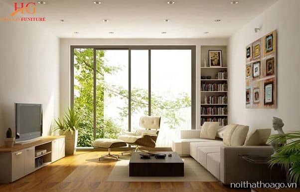 Thiết kế nội thất phòng khách thông minh cho cuộc sống hiện đại 