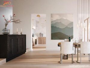 Đồ nội thất phong cách hiện đại rất đơn giản và chú trọng nhiều về công năng sử dụng trong việc thiết kế biệt thự đẹp