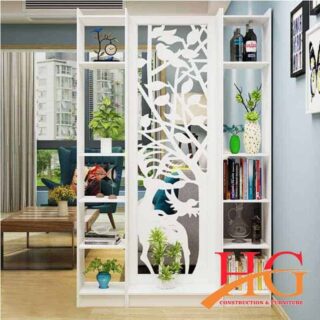 Sản phẩm vách ngăn trang trí CNC hình hươu nai độc đáo