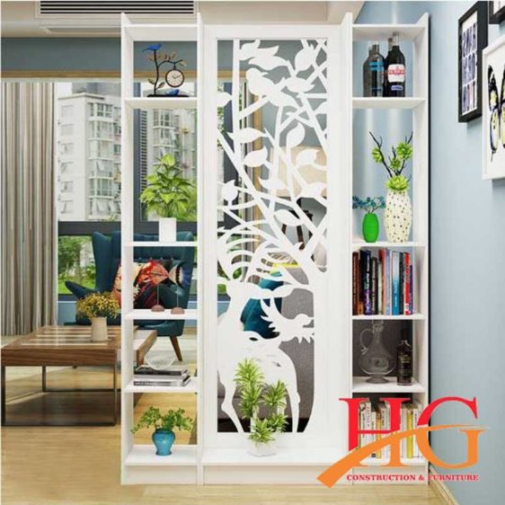 Sản phẩm vách ngăn trang trí CNC hình hươu nai độc đáo