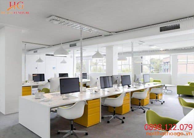 Nhu cầu thiết kế thi công nội thất văn phòng ngày càng lớn