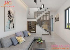 Thi công nội thất nhà phố có diện tích nhỏ dưới 50m2