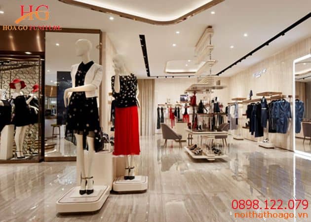 Showroom thời trang ấn tượng bắt mắt