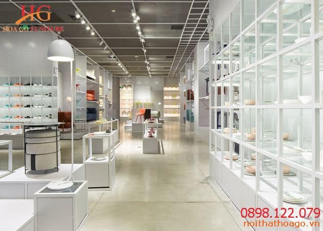 Thiết kế và thi công phòng trưng bày sản phẩm cần đảm bảo yêu cầu về mặt thẩm mỹ