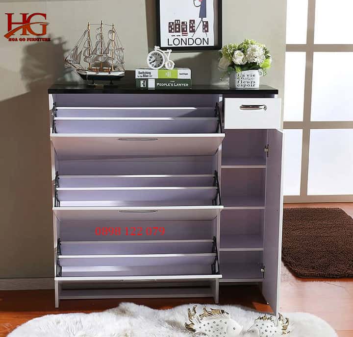 Tủ giày thông minh cánh lật