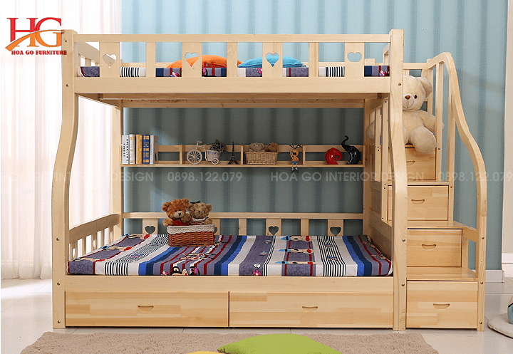 Giường tầng – Giải pháp tiết kiệm diện tích phòng ngủ hiệu quả