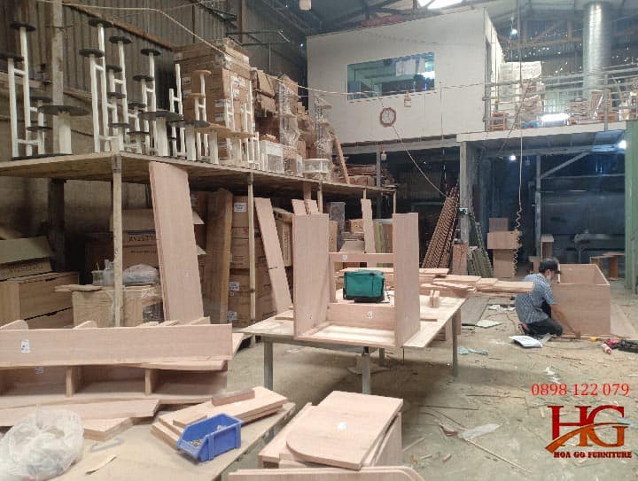 Xưởng mộc Gò Vấp chuyên đóng đồ nội thất gỗ công nghiệp theo yêu cầu