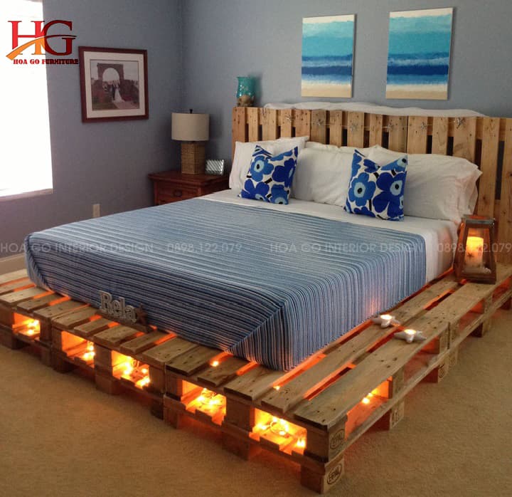 Những chiếc giường bằng gỗ pallet thường có tuổi thọ và độ bền cao hơn