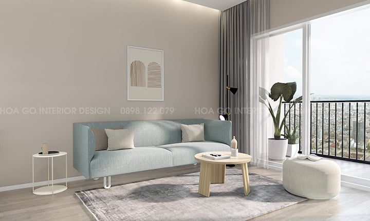 Concept thiết kế nội thất với màu sắc tươi sáng giúp tạo ra bầu không khí tươi vui, năng động 